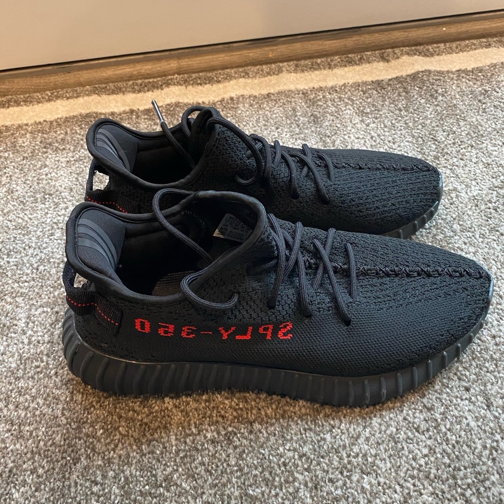 Yeezy black barely used size 11